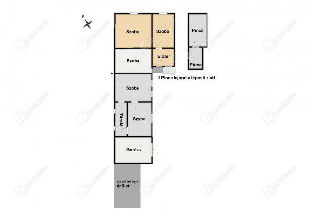 Eladó családi ház, Bükkaranyosban 15.9 M Ft, 3 szobás
