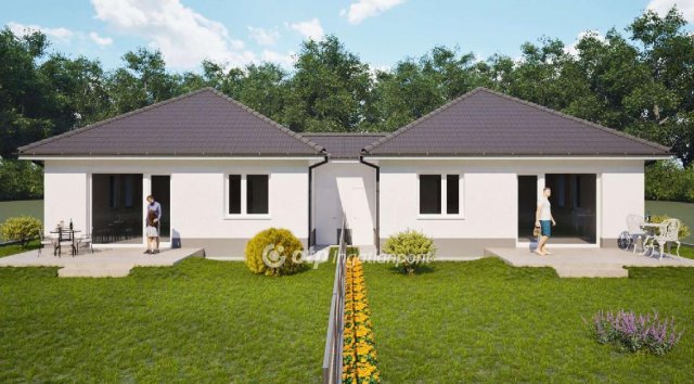 Eladó ikerház, Vácrátóton 105 M Ft, 4 szobás