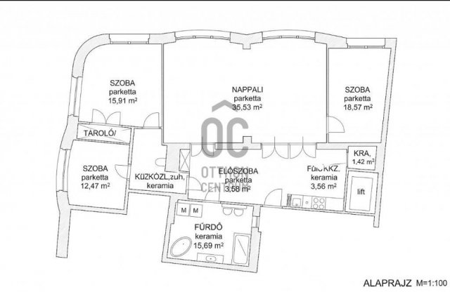 Eladó téglalakás, Budapesten, V. kerületben 480 M Ft, 4 szobás
