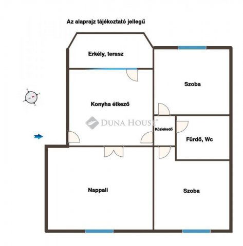 Eladó téglalakás, Debrecenben 59 M Ft, 3 szobás