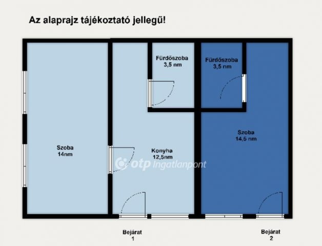 Eladó téglalakás, Budapesten, XXI. kerületben 44.9 M Ft