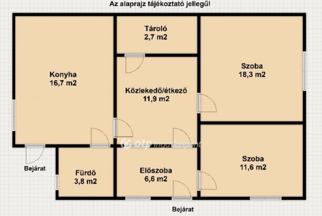 Eladó családi ház, Kónyon 29.99 M Ft, 2 szobás