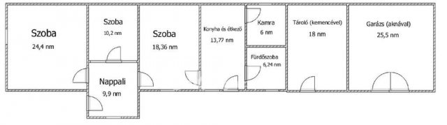 Eladó családi ház, Nemeskeresztúron 8.9 M Ft, 2+1 szobás