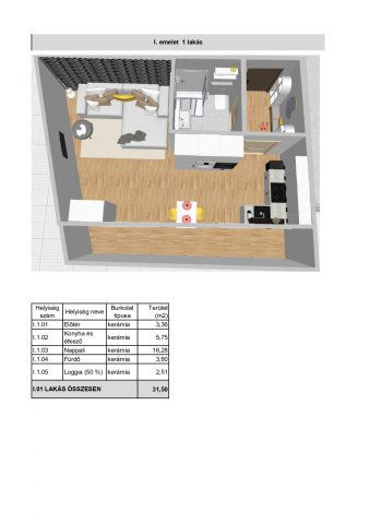 Eladó téglalakás, Nyíregyházán 38.6 M Ft, 1 szobás