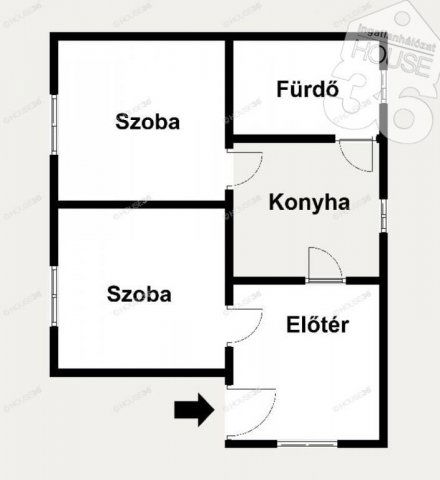 Eladó családi ház, Kunbaracson 33.9 M Ft, 2 szobás