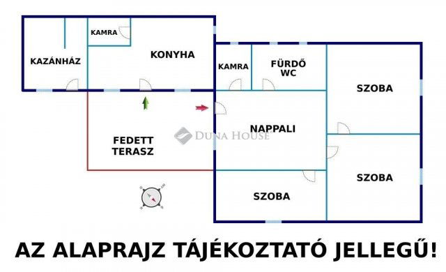 Eladó családi ház, Monoron 71.9 M Ft, 4 szobás