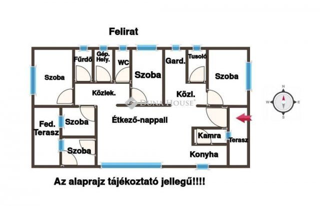Eladó családi ház, Besnyőn 110 M Ft, 6 szobás