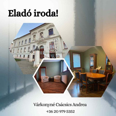 Eladó iroda, Szombathelyen 34.9 M Ft, 3 szobás