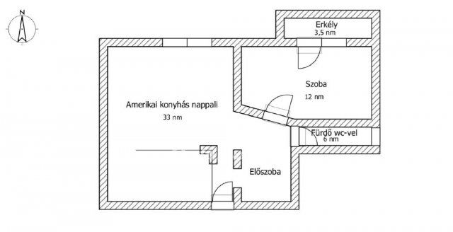 Eladó téglalakás, Csongrádon 29.9 M Ft, 2 szobás