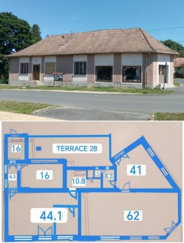 Eladó családi ház, Reszneken 52 M Ft, 5 szobás