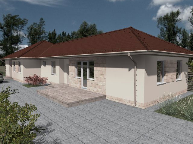 Eladó ikerház, Monorierdőn 66 M Ft, 4 szobás