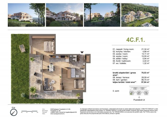 Eladó téglalakás, Budapesten, III. kerületben, Pusztakúti úton