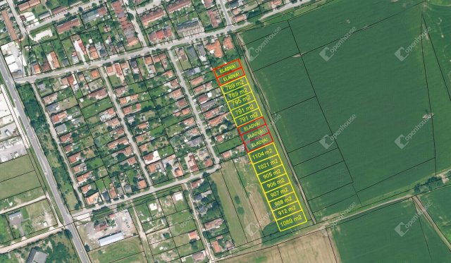 Eladó telek, Mályin 6.99 M Ft / költözzbe.hu