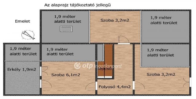 Eladó ikerház, Szigethalmon 54.9 M Ft, 1+3 szobás