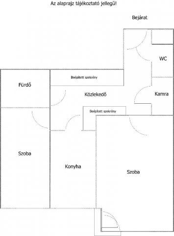Kiadó téglalakás, albérlet, Budapesten, I. kerületben, 2 szobás
