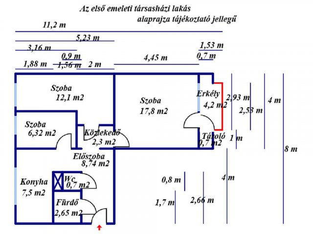 Eladó panellakás, Nagykőrösön 31.49 M Ft, 2+1 szobás