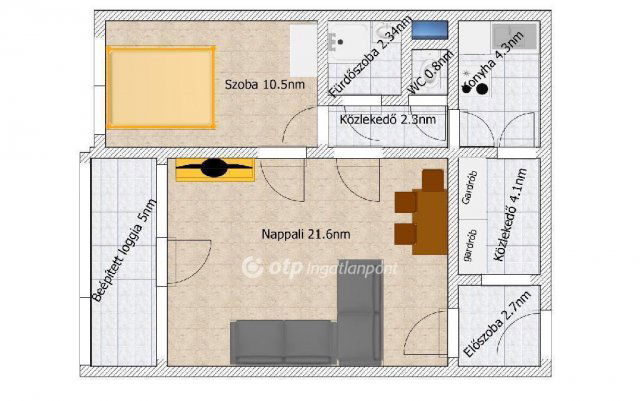 Eladó panellakás, Budapesten, XI. kerületben 65 M Ft, 2 szobás