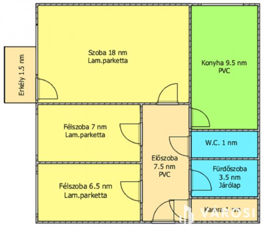Eladó téglalakás, Salgótarjánban 26.5 M Ft, 1+2 szobás