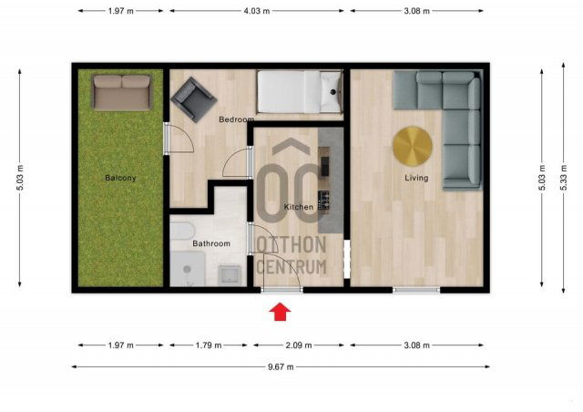 Eladó téglalakás, Budapesten, VI. kerületben, Hunyadi téren