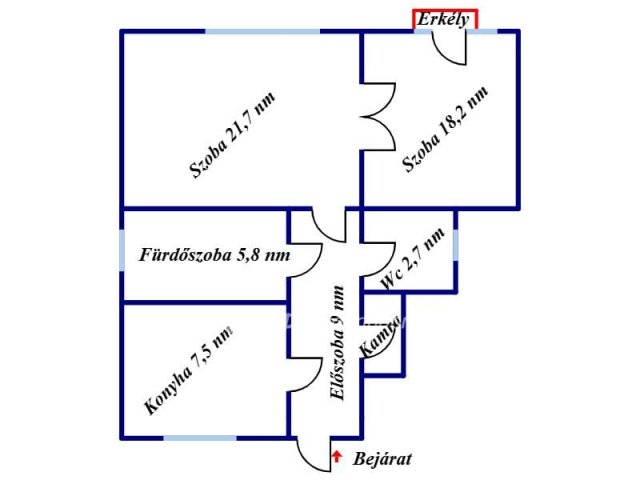 Eladó téglalakás, Budapesten, XIV. kerületben 79.9 M Ft