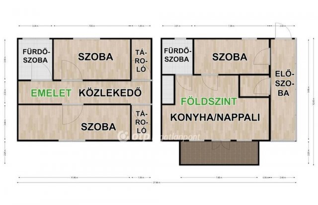 Kiadó családi ház, albérlet, Kismarján 900 E Ft / hó, 3 szobás