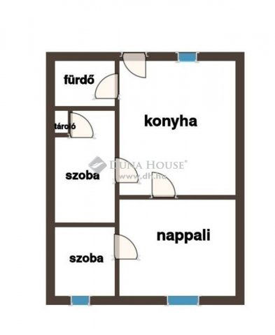 Eladó téglalakás, Budapesten, VIII. kerületben 59 M Ft, 3 szobás
