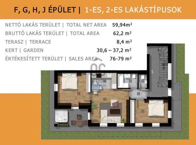 Eladó téglalakás, Budapesten, XXIII. kerületben 99.9 M Ft