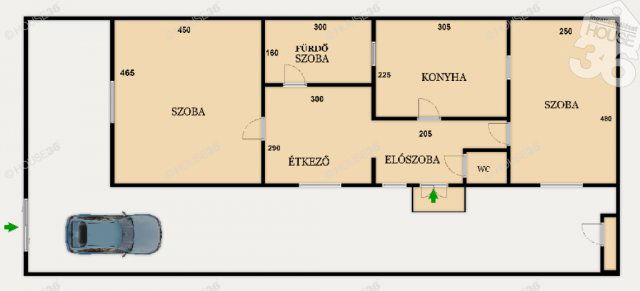 Eladó téglalakás, Kiskunfélegyházán 35 M Ft, 2 szobás