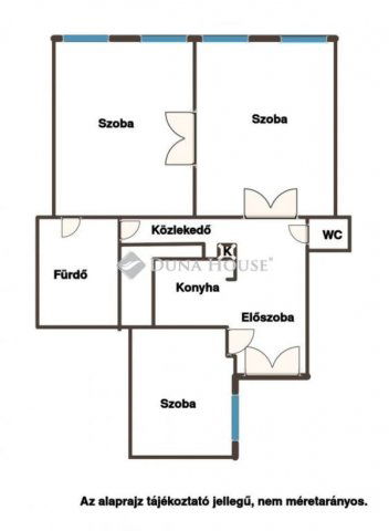 Eladó téglalakás, Budapesten, VI. kerületben 99.8 M Ft, 3 szobás