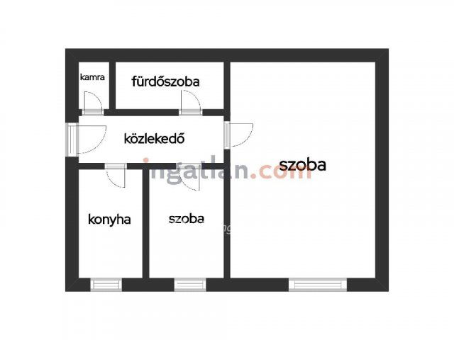 Eladó téglalakás, Szolnokon 27.9 M Ft, 1+1 szobás