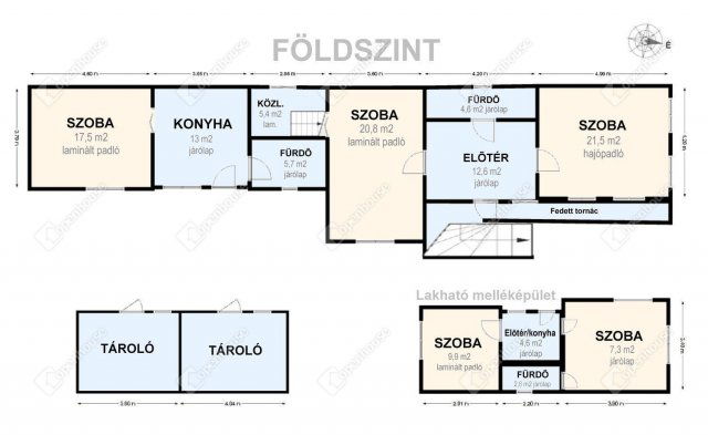 Eladó családi ház, Berentén 36.5 M Ft, 3 szobás