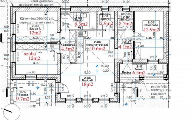 Eladó családi ház, Gyúrón 88.8 M Ft, 4 szobás