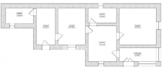 Eladó családi ház, Tiszafüreden 26.5 M Ft, 2+1 szobás