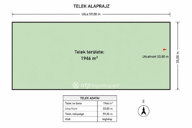 Eladó telek, Magyarhomorogon 2.49 M Ft / költözzbe.hu