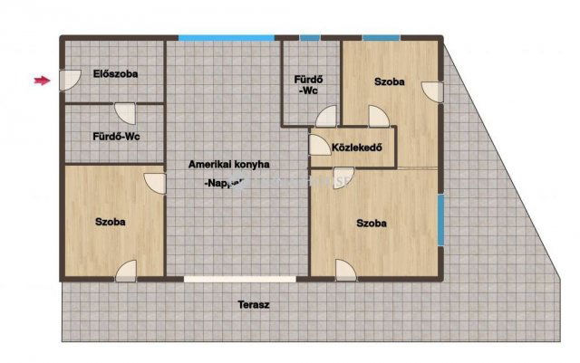 Eladó téglalakás, Pécsett 115.9 M Ft, 4 szobás