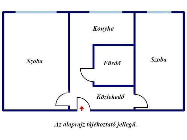 Eladó panellakás, Szegeden 45.5 M Ft, 2 szobás