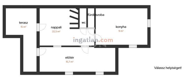 Eladó családi ház, Bicskén 46 M Ft, 2+1 szobás