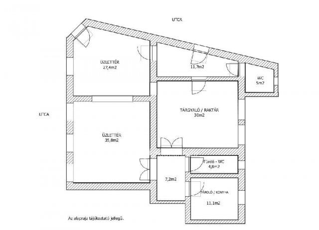 Kiadó üzlethelyiség, Csongrádon 300 E Ft / hó, 3+1 szobás