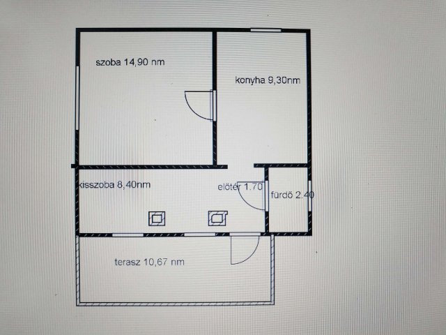 Eladó családi ház, Versegen 28.5 M Ft, 1+1 szobás