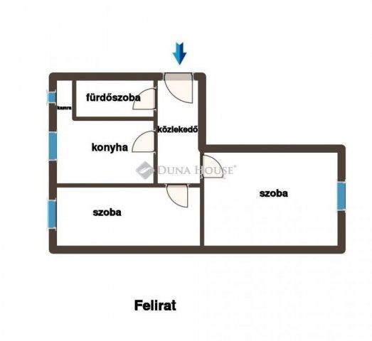 Eladó téglalakás, Tatabányán 39.9 M Ft, 2 szobás