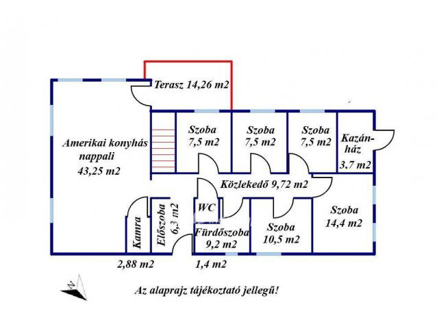 Eladó családi ház, Cegléden 92 M Ft, 1+4 szobás
