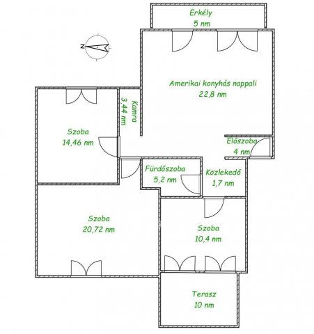 Eladó téglalakás, Dunakeszin 87 M Ft, 3+1 szobás