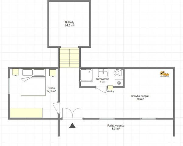 Eladó családi ház, Lovasberényben 17.9 M Ft, 1 szobás