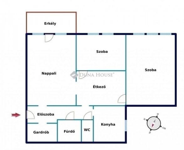 Eladó panellakás, Budapesten, XVIII. kerületben 63 M Ft, 3 szobás