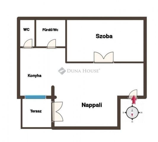 Eladó téglalakás, Pécsett 48 M Ft, 2 szobás