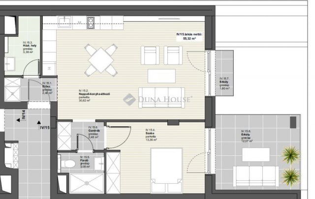 Eladó téglalakás, Budapesten, XIX. kerületben 85.9 M Ft