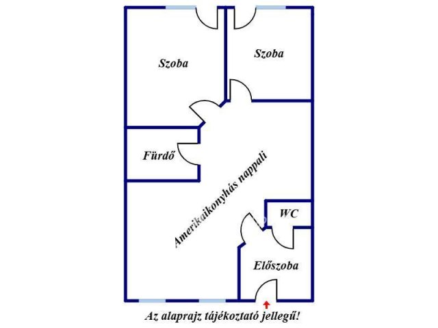 Eladó téglalakás, Békéscsabán 52.5 M Ft, 3 szobás