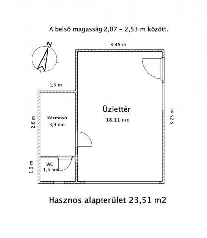 Eladó üzlethelyiség, Ajkán 18.4 M Ft / költözzbe.hu