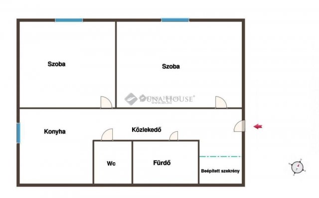Kiadó panellakás, albérlet, Kecskeméten 170 E Ft / hó, 2 szobás