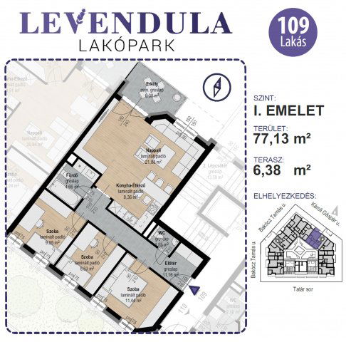 Eladó téglalakás, Kecskeméten 96.9 M Ft, 4 szobás